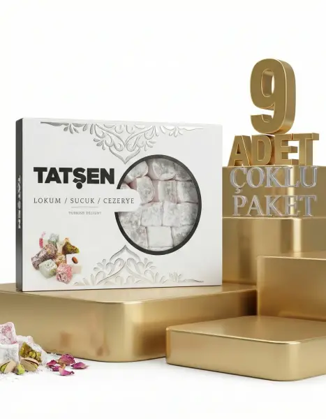 Tatşen Lokum Gül 9x750 Gr - 1