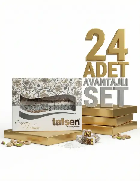 Tatşen Lokum Meyveli 24x500 Gr - 1