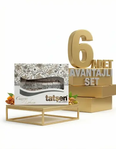 Tatşen Lokum Meyveli 6x500 Gr - Tatşen Gıda