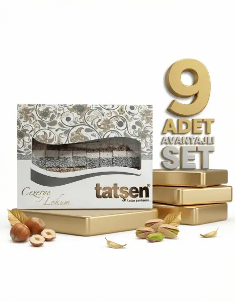 Tatşen Lokum Meyveli 9x500 Gr - 1