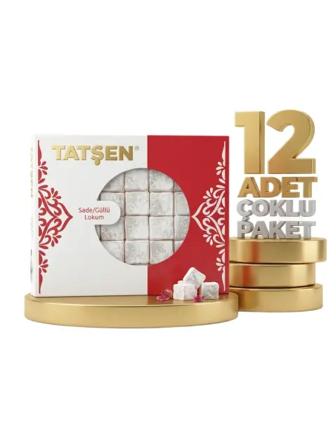 Tatşen Lokum Sade 12x500 Gr - 1