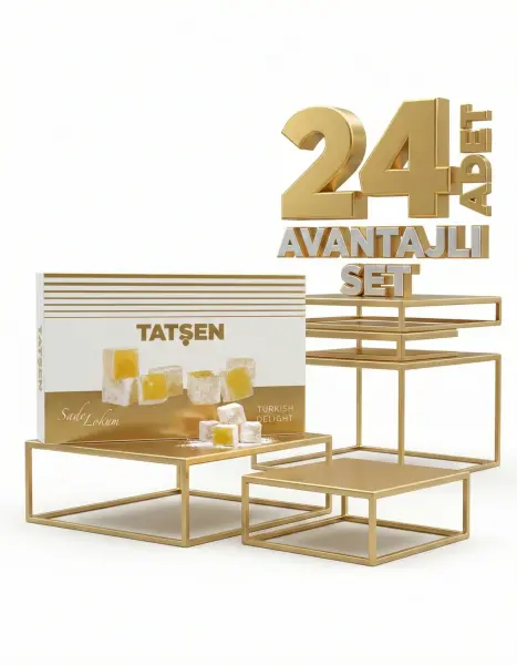 Tatşen Lokum Sade 24x1000 Gr - 1