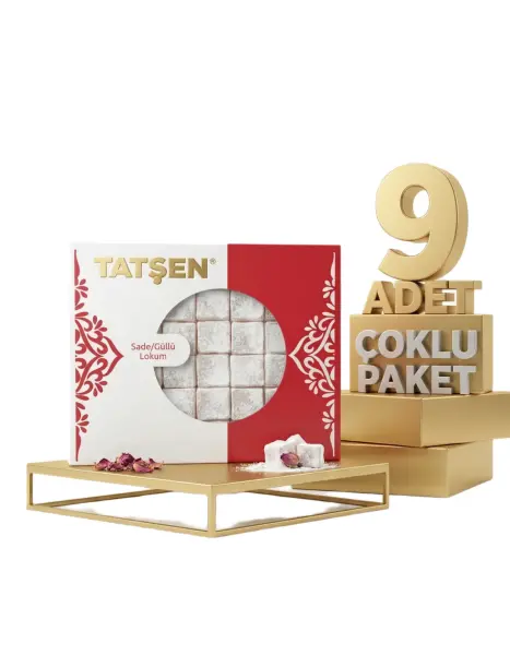 Tatşen Lokum Sade 9x500 Gr - 1