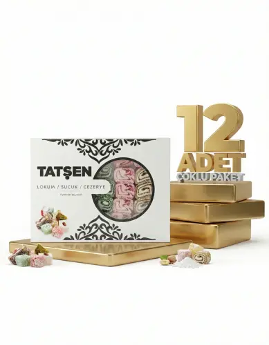 Tatşen Lokum Safranbolu 12x500 Gr - Tatşen Gıda