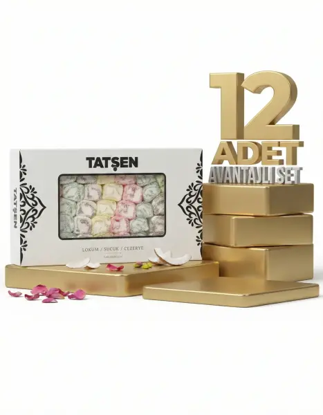 Tatşen Lokum Safranbolu 12x750 Gr - 1