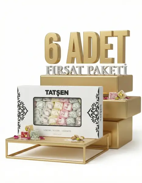 Tatşen Lokum Safranbolu 6x750 Gr - 1