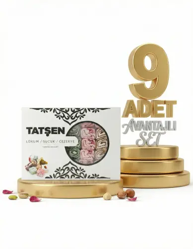 Tatşen Lokum Safranbolu 9x500 Gr - Tatşen Gıda