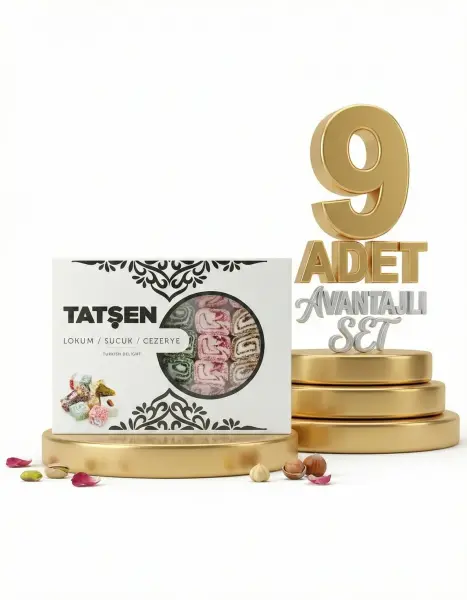 Tatşen Lokum Safranbolu 9x500 Gr - 1