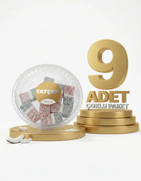 Tatşen Meyveli Lokum 9x300 Gr - 1
