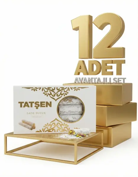 Tatşen Sade Sucuk 12x1 Kg - 1