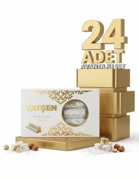 Tatşen Sade Sucuk 24x1 Kg - 1