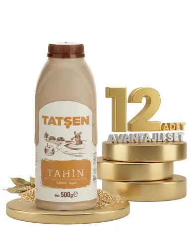 Tatşen Tahin 12x500 Gr (bidon) - Tatşen Gıda