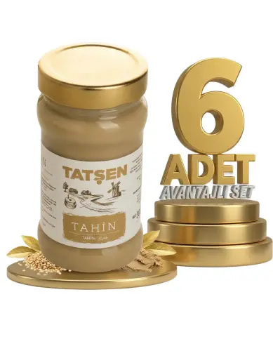 Tatşen Tahin 6x300 Gr (cam) - Tatşen Gıda