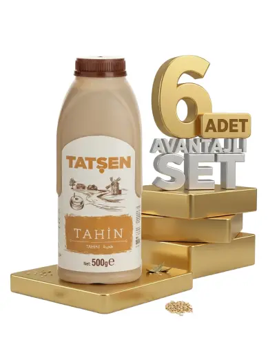 Tatşen Tahin 6x500 Gr (bidon) - Tatşen Gıda