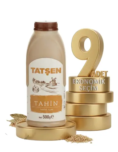 Tatşen Tahin 9x500 Gr (bidon) - Tatşen Gıda