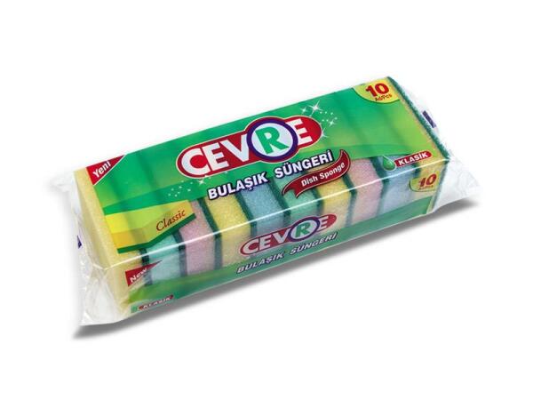 Tofita Düz Sünger 10lu - 1