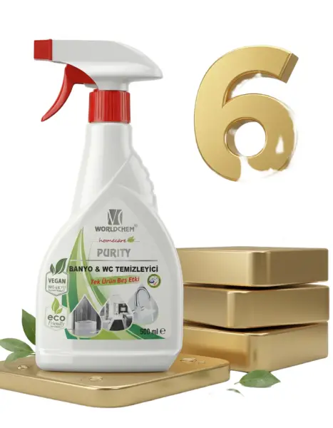 Worldchem Banyo Wc Temizleme 6x500 Ml - 1