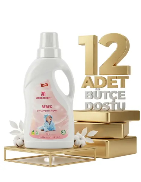 Worldchem Bebek Detarjanı Sıvı 12x1 Lt - 1