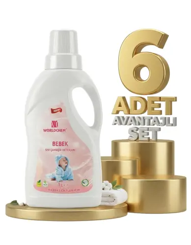 Worldchem Bebek Detarjanı Sıvı 6x1 Lt - Worldchem