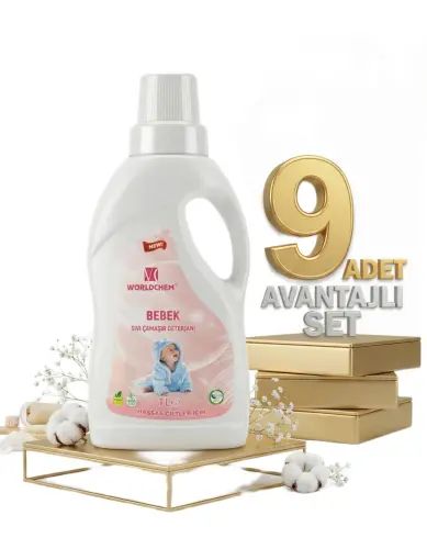 Worldchem Bebek Detarjanı Sıvı 9x1 Lt - Worldchem