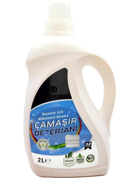 Worldchem Beyazlar İçin Sıvı Çamaşır Deterjanı 2 Lt - 1