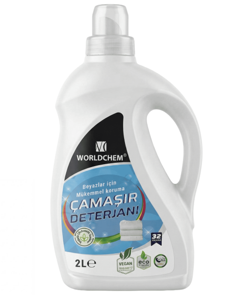 Worldchem Beyazlar İçin Sıvı Çamaşır Deterjanı 2 Lt - 1