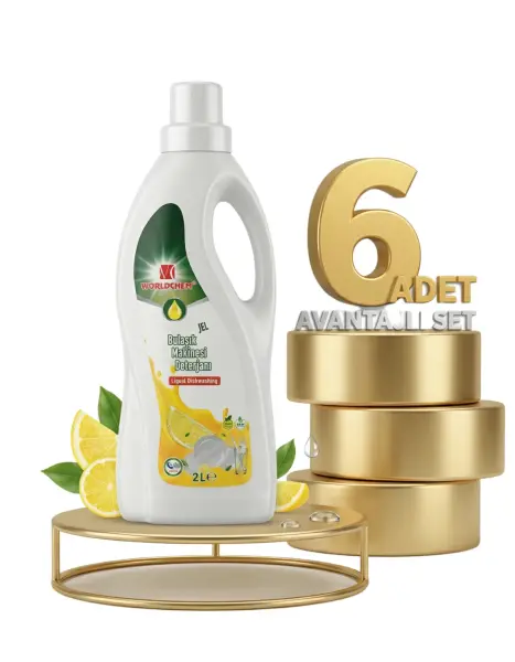 Worldchem Bulaşık Makine Deterjanı 6x2 Lt - 1