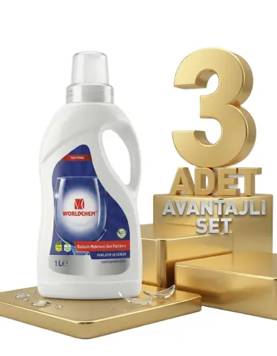 Worldchem Bulaşık Parlatıcı 3x1 Lt - Worldchem