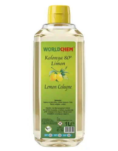 Worldchem Limon Kolonyası 1 Lt - WORLDCHEM