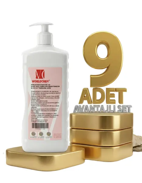 Worldchem Sterhand El Ve Cilt Arındırıcı 9x1 Lt - 1