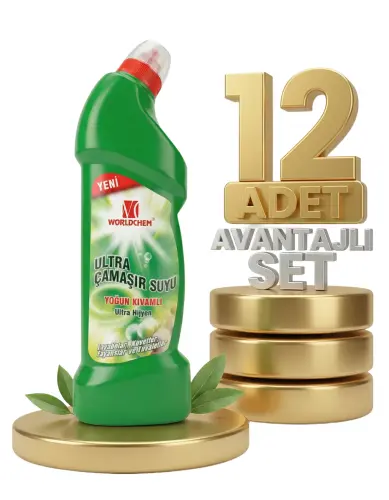 Worldchem Ultra Çamaşır Suyu 12x750 Ml - Worldchem