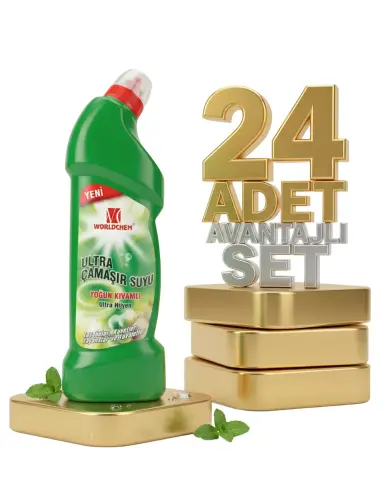 Worldchem Ultra Çamaşır Suyu 24x750 Ml - Worldchem