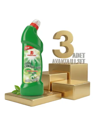 Worldchem Ultra Çamaşır Suyu 3x750 Ml - Worldchem