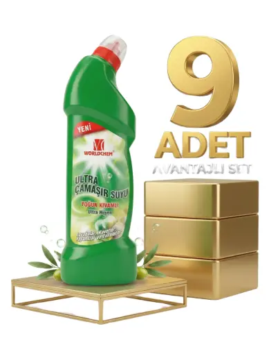 Worldchem Ultra Çamaşır Suyu 9x750 Ml - Worldchem