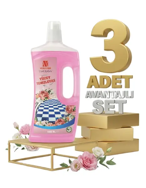 Worldchem Yüzey Temizleyici 3x1000 Ml - 1