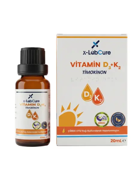X-LabCure Vitamin D3+K2 20 Ml - 1