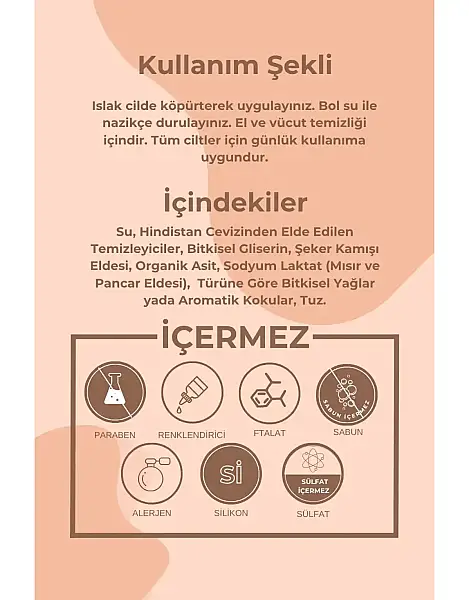 Yeşil Marka Doğal Arındırıcı Sıvı Sabun Portakallı 400 Ml - 5