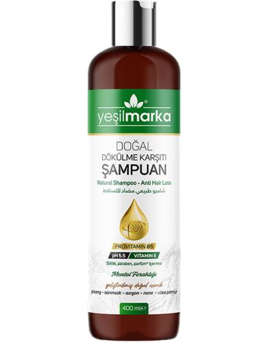 Yeşil Marka Doğal Dökülme Karşıtı Şampuan 400 Ml - Yeşilmarka