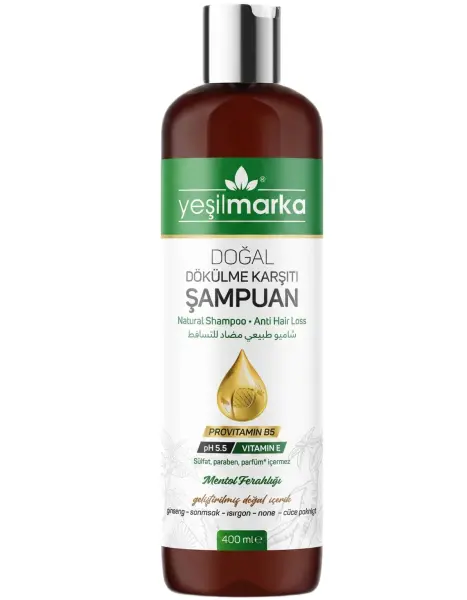 Yeşil Marka Doğal Dökülme Karşıtı Şampuan 400 Ml - 1