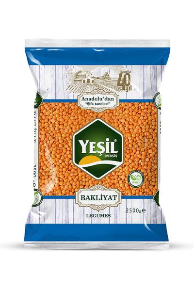 Yeşil Mersin Kırmızı Mercimek 2,5 Kg - 1