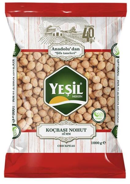 Yeşil Mersin Nohut 10mm 1 Kg - 1