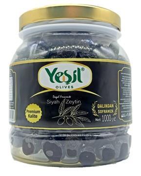 Yeşil Olives Siyah Zeytin 291-320 1 Kg - 1