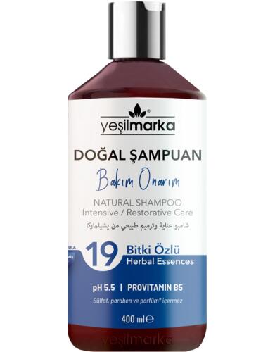 Yeşilmarka 19 Bitki Özlü Bakım Onarım Şampuan 400 Ml - Yeşilmarka