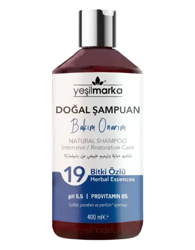 Yeşilmarka 19 Bitki Özlü Bakım Onarım Şampuan 400 Ml - Yeşilmarka
