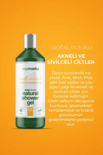 Yeşilmarka Akne ve Sivilce Karşıtı Duş Jeli 400 Ml - 3