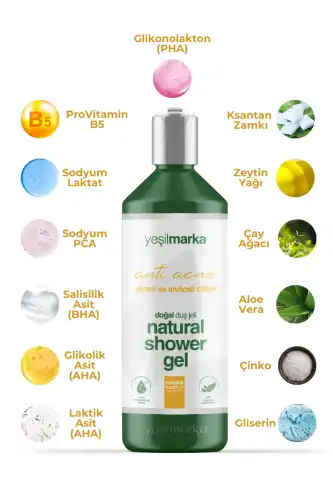 Yeşilmarka Akne ve Sivilce Karşıtı Duş Jeli 400 Ml - 7