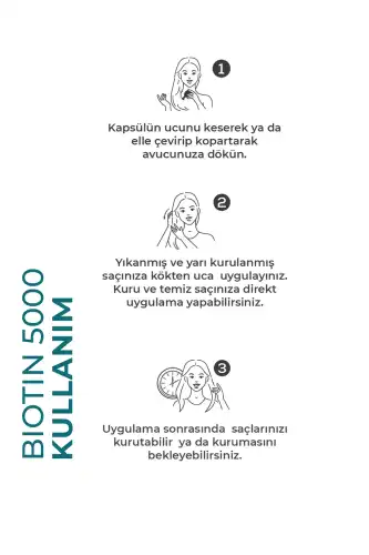 Yeşilmarka Biotin 5000 Ve Kafein Saç Vitamini - 4