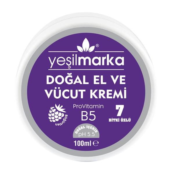 Yeşilmarka Böğürtlen Özlü El Vücut Kremi 100 Ml - 1