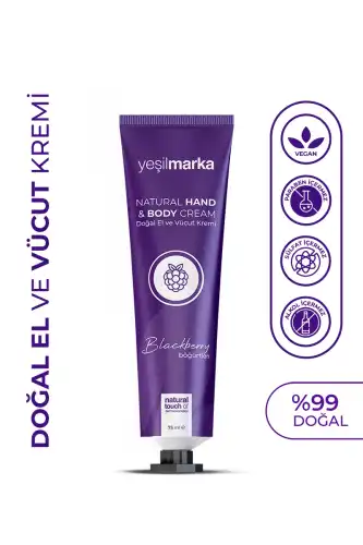 Yeşilmarka Böğürtlenli Doğal El ve Vücut Kremi 75 Ml - 2