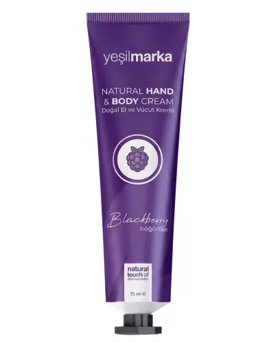 Yeşilmarka Böğürtlenli Doğal El ve Vücut Kremi 75 Ml - YEŞİLMARKA